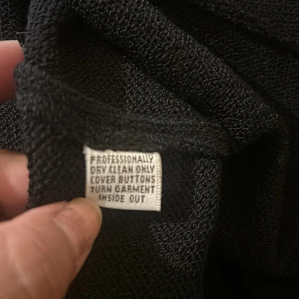 St. John Basics Double Breasted Santana Knit Jacket in Black - Picture 10 of 12